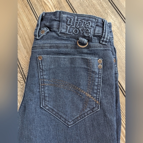 Ultra Love Size 7 Super Flare Dark Wash - Picture 5 of 16
